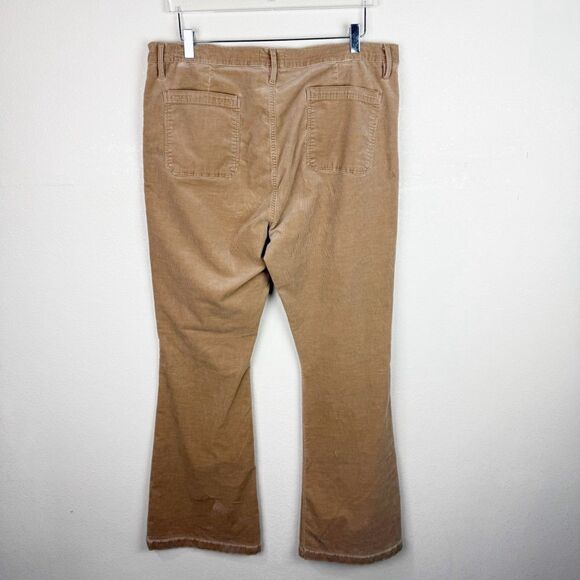 Frame Corduroy Flare Wide Leg Pants Stretch Le Berdot Size 34 - Picture 5 of 6